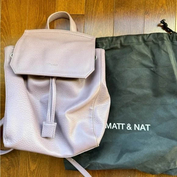 Matt & Nat Mumbai Mini Backpack in Amethyst Purple - Picture 11 of 11